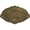 Ekena Millwork Hamilton Ceiling Medallion (Fits Canopies up to 3 3/4"), 17 3/8"OD x 1 3/4"P, Mississippi Mud CM17HAMMF - alternate 2